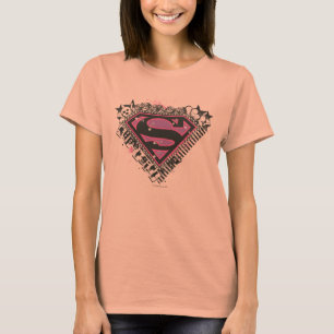 T-shirt Logotipo de pinos da Supergirl