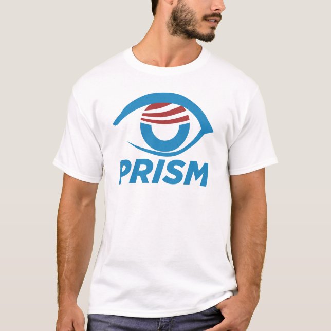 T-shirt Logotipo de prisma de Obama (Frente)