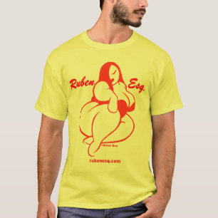 T-shirt Logotipo de Ruben Esq (vermelho)