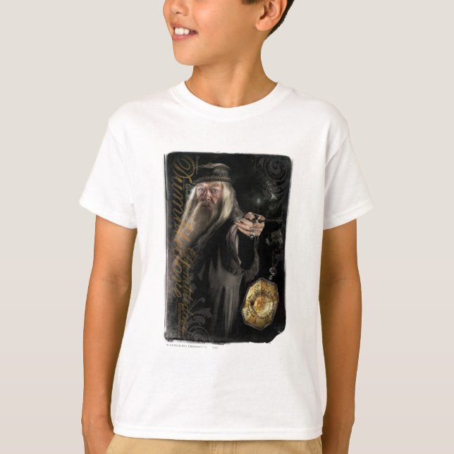 T-shirt Logotipo de script Dumbledore (Frente)