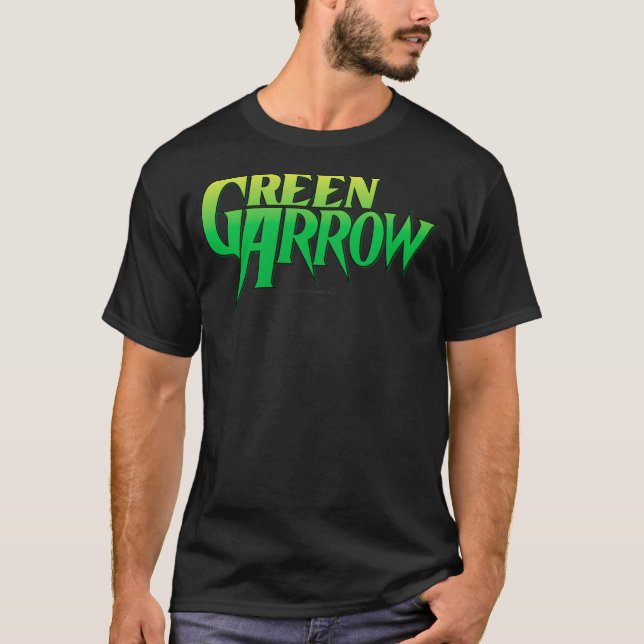 T-shirt Logotipo de seta verde 3 (Frente)