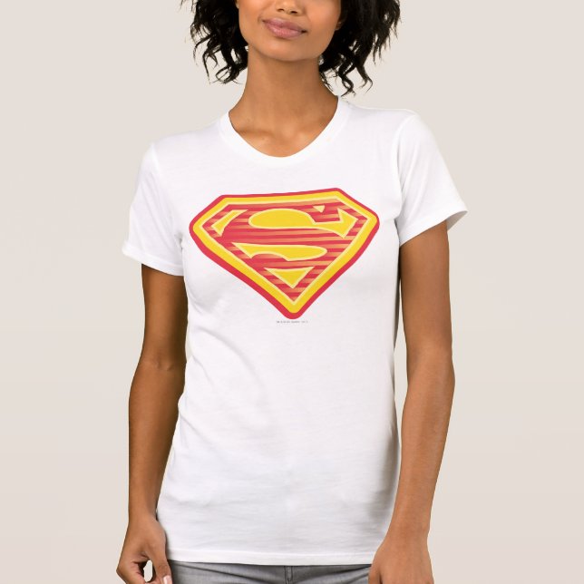 T-shirt Logotipo de Supergirl Far-Out (Frente)