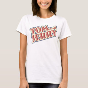 T-shirt Logotipo de Tom e de Jerry