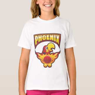 T-shirt Logotipo de vetera de pássaros Phoenix.ai