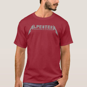 T-shirt Logotipo do cinza de Alpentera!