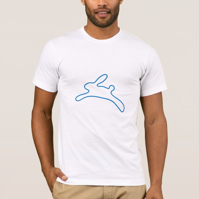 T-shirt Logotipo do coelho do freenet (Frente)