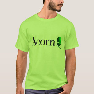 T-shirt Logotipo do computador da bolota