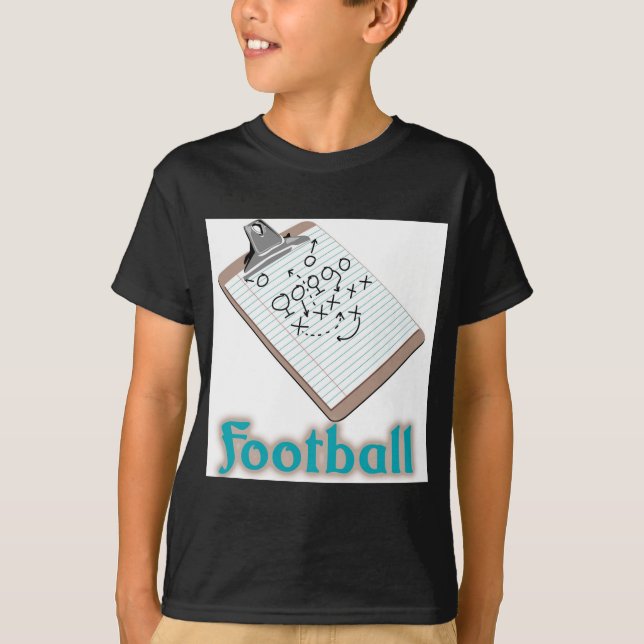 T-shirt Logotipo do futebol (Frente)