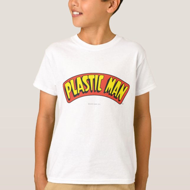 T-shirt Logotipo do Homem Plástico (Frente)