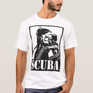 T-shirt Logotipo do mergulhador