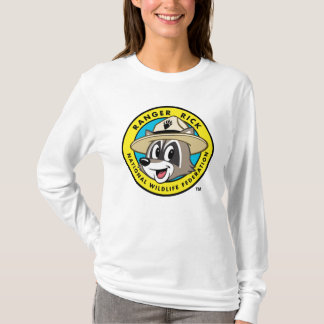 T-shirt Logotipo do rick da guarda florestal do rick | da