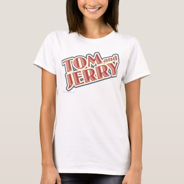 T-shirt Logotipo do Tom e do Jerry (Frente)