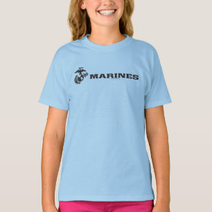 T-shirt Logotipo do USMC - preto