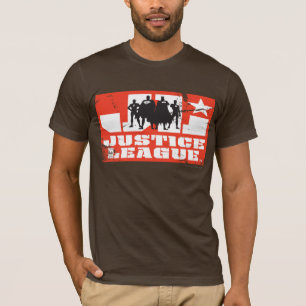 T-shirt Logotipo e personagem da Liga da Justiça