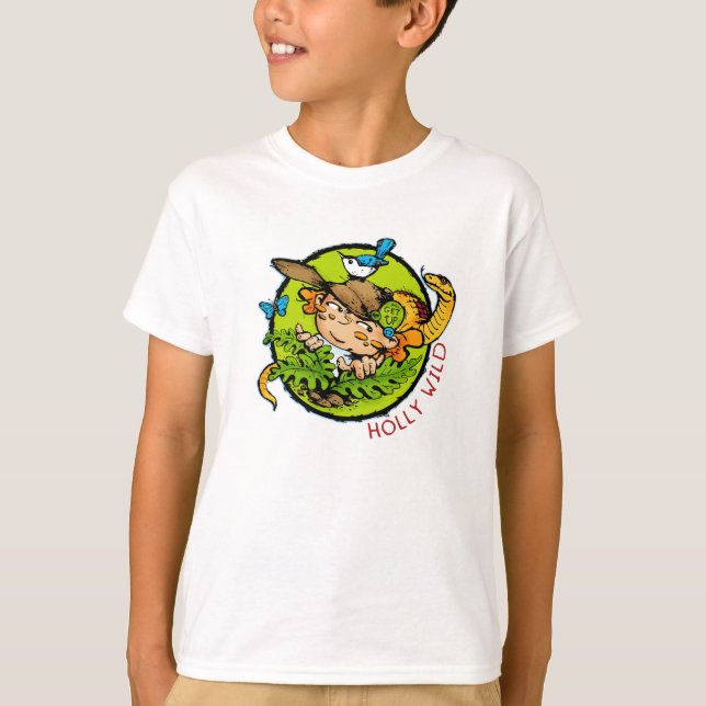 T-shirt Logotipo HOLLY WILD (Frente)