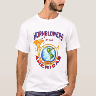 T-shirt Logotipo indicado por letras de Hornblower