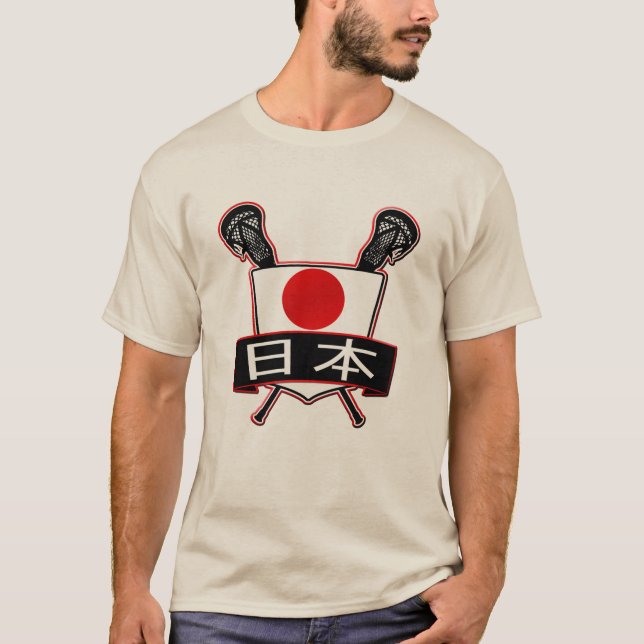 T-shirt Logotipo Lacrosse Japão (Frente)