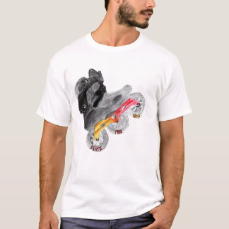 T-shirt Logotipo livre T de Nola do skate cabido