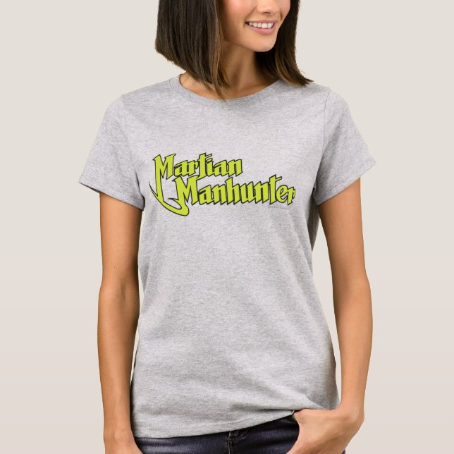 T-shirt Logotipo Martian Manhunter (Frente)