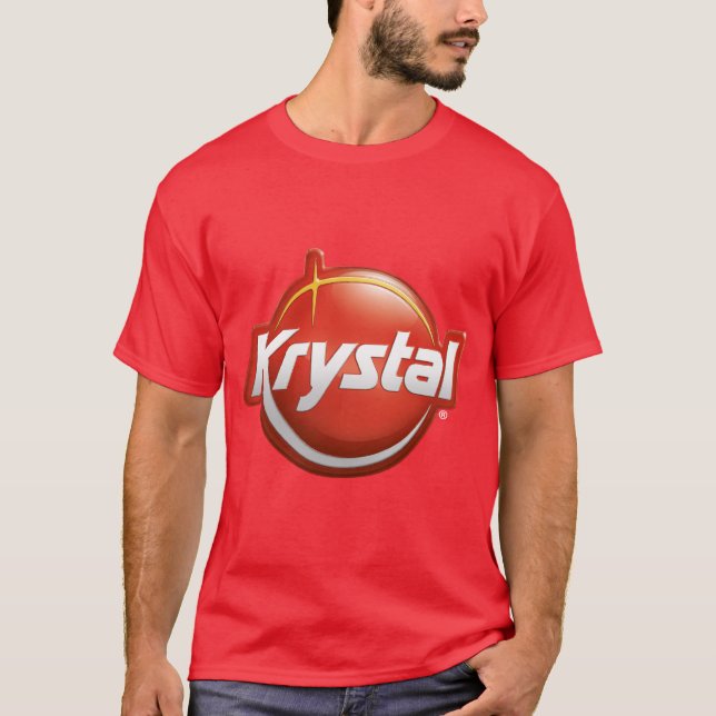 T-shirt Logotipo novo de Krystal (Frente)