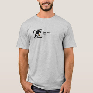 T-shirt Logotipo pequeno do campista -- Customizável