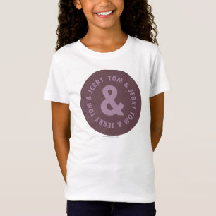 T-shirt Logotipo redondo 9 de Tom e de Jerry