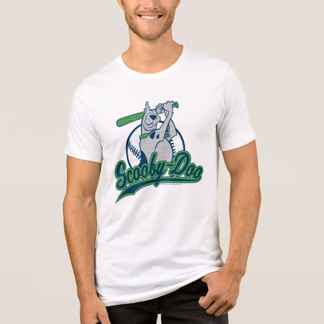 T-shirt Logotipo Scooby-Doo Baseball (Frente)