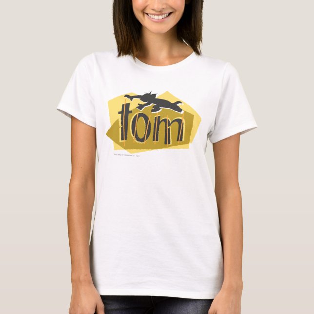 T-shirt Logotipo Silhouette do Tom (Frente)