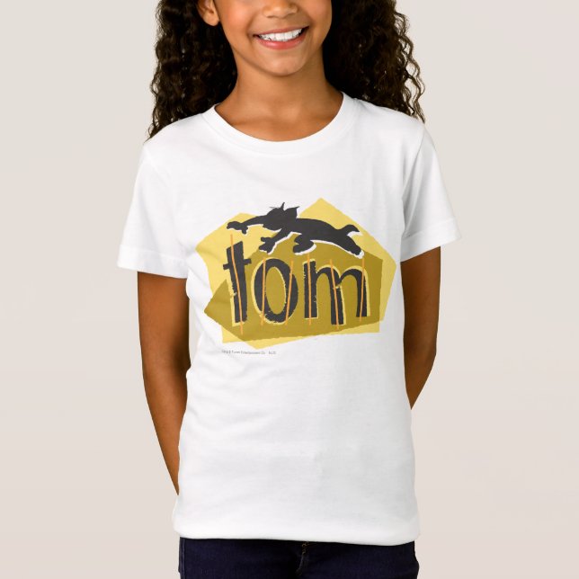 T-shirt Logotipo Silhouette do Tom (Frente)