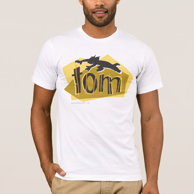 T-shirt Logotipo Silhouette do Tom (Frente)