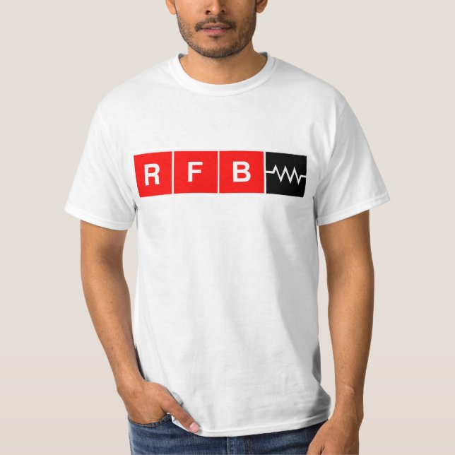 T-shirt Logotipo T de RFB (Frente)