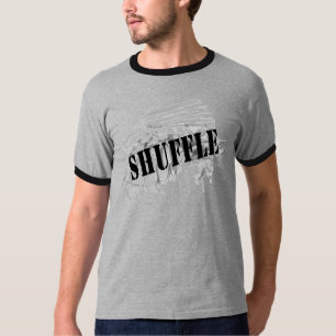 T-shirt Logotipo T do baralhamento