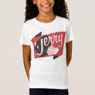 T-shirt Logotipo vermelho e preto de Jerry