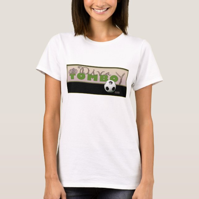 T-shirt Logotipo Web Diva Tomboy (Frente)