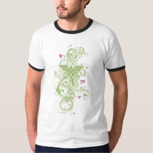 T-shirt Logotipo Wonder Green Swirls