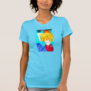 t-shirt loira da sereia