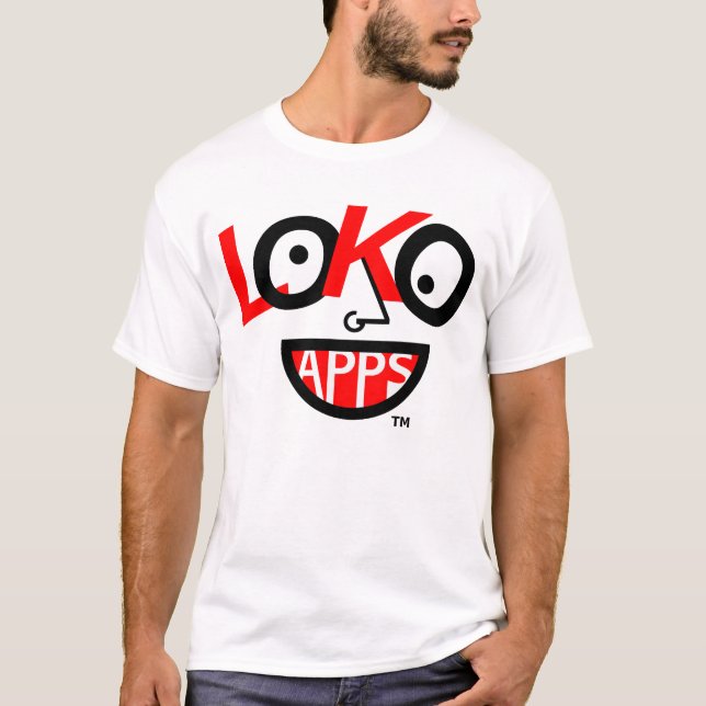 T-shirt Loko Apps retro (Frente)