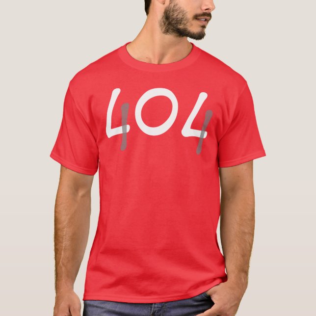 T-shirt LOL não encontrado (Frente)