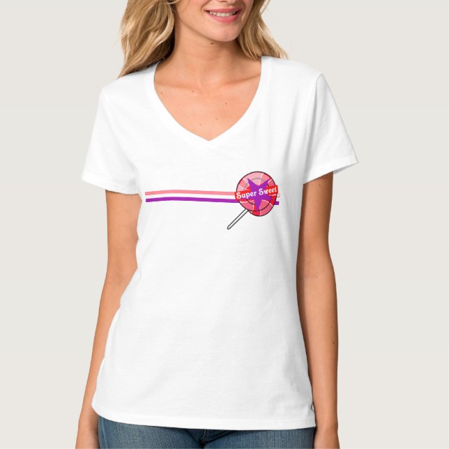 T-shirt Lolly doce super (Frente)
