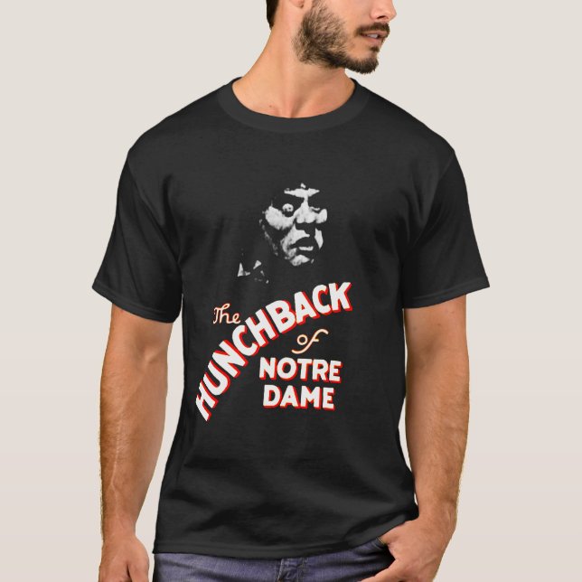 T-shirt Lon Chaney, Sénior. O Hunchback de Notre Dame (Frente)