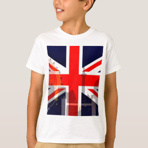 T-shirt London-British Flag_