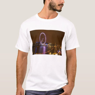 T-shirt London Eye, Rio Tâmisa e luzes de