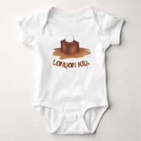 London Kid Sticky Toffee Pudim British Comida UK