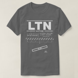 T-shirt London Luton Airport LTN T Shirt