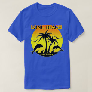 T-shirt Long Beach, golfinhos do Ca