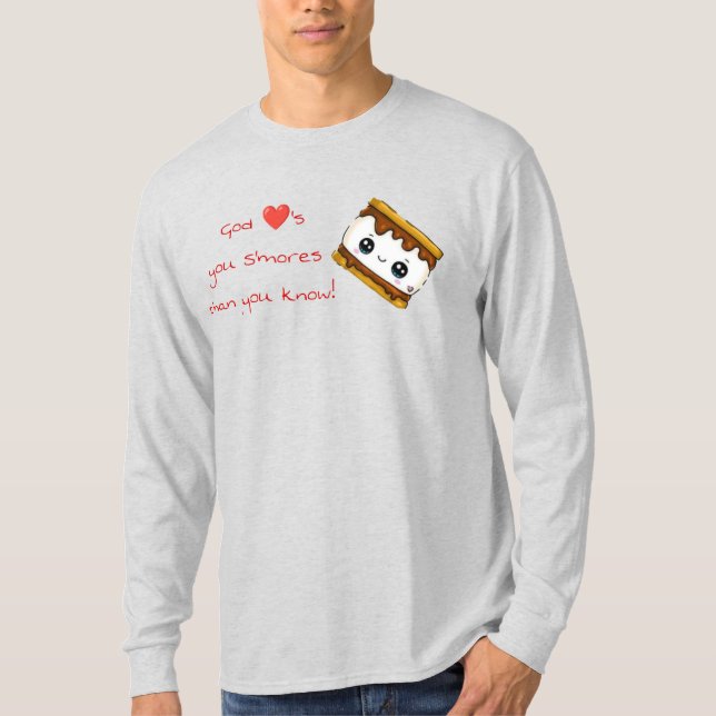 T-shirt Long Sleeve S'mores (Frente)