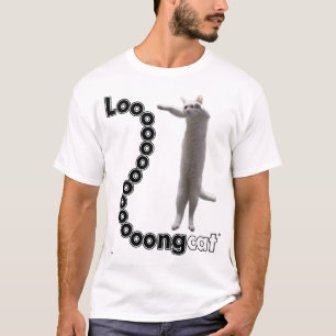 T-shirt Longcat é longo