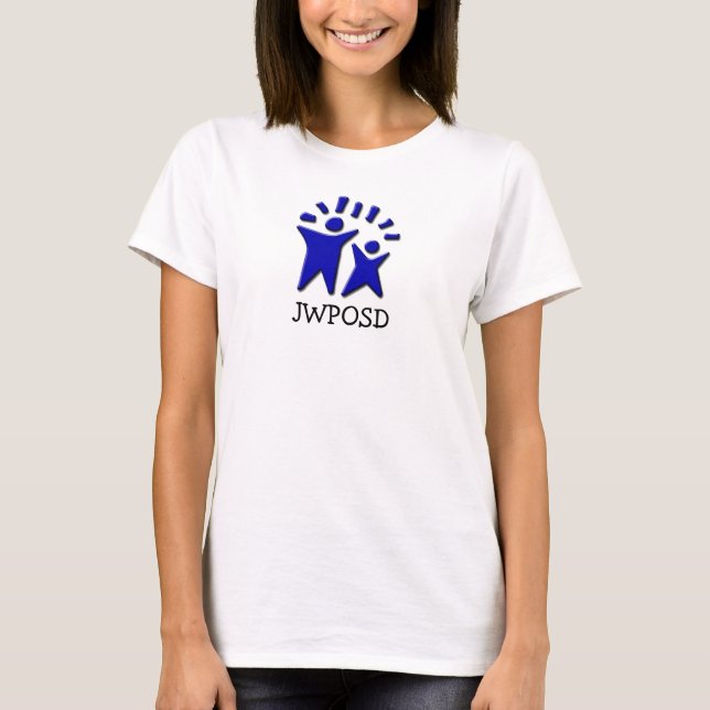 T-shirt longo cabido da Capa das senhoras (Frente)