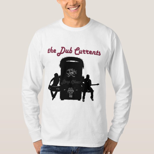 T-shirt longo da Capa das correntes do Dub (Frente)