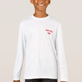 T-shirt longo da Capa do Esporte-Tek da ioga da